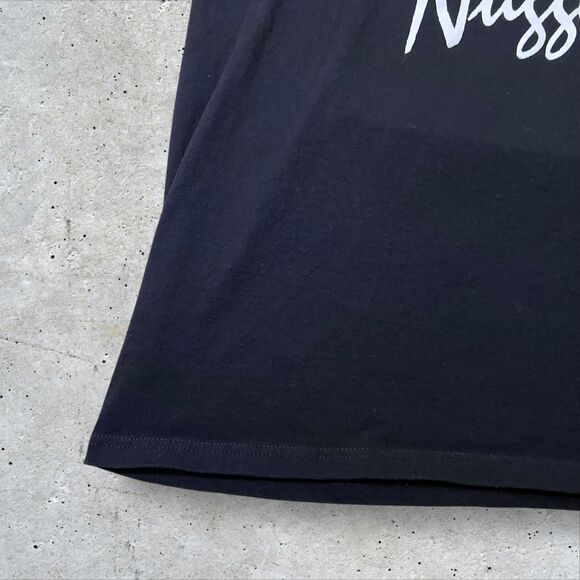 Mitchell & Ness Budweiser Denver Nuggets T-Shirt Sz L Black Courtside NBA Retro - Picture 4 of 10